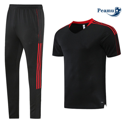 Peamu - Maillot foot Kit Entrainement Manchester United + Pantalon Noir 2023/24 prix