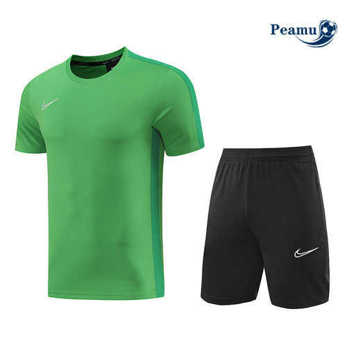 Peamu - Maillot foot Kit Entrainement Nike + Shorts Vert 2023/24 discout