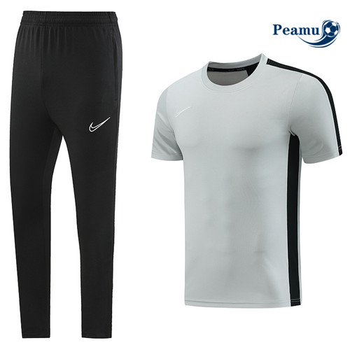 Peamu - Maillot foot Kit Entrainement Nike + Pantalon Gris 2023/24 Original