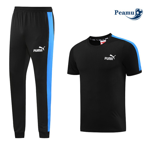 Peamu - Maillot foot Kit Entrainement Puma + Pantalon Noir 2023/24 grossiste