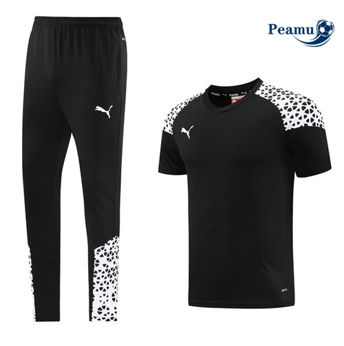 Peamu - Maillot foot Kit Entrainement Puma + Pantalon Noir 2023/24 Paris