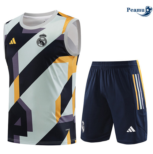 Peamu - Maillot foot Kit Entrainement Real Madrid Debardeur + Shorts Noir 2023/24 prix