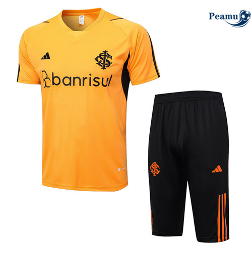 Peamu - Maillot foot Kit Entrainement SC Internacional + Shorts Orange 2023/24 Outlet