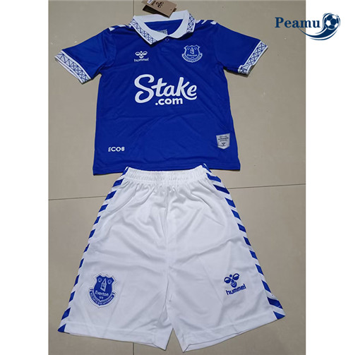 Peamu - Maillot foot Everton Enfant Domicile 2023/24 Original