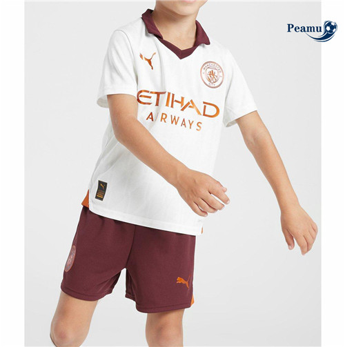 Peamu - Maillot foot Manchester City Enfant Exterieur 2023/24 Outlet