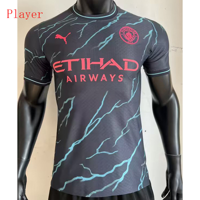 Peamu - Maillot foot Manchester City Player Third 2023/24 grossiste