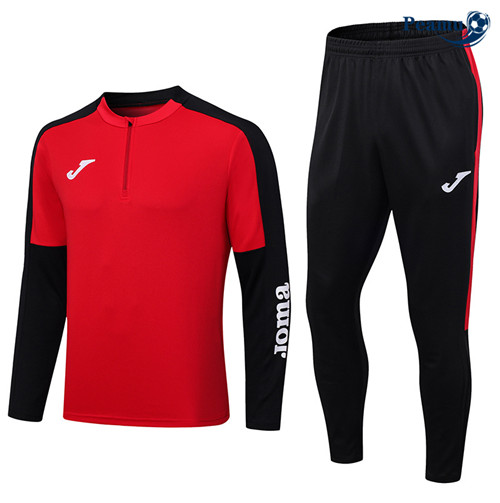 Peamu - Maillot foot Survetement JOMA Rouge 2023/24 discout