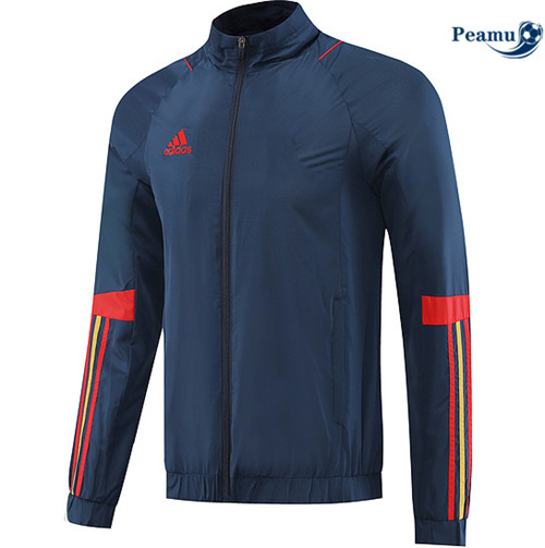 Peamu - Maillot foot Coupe Vent Adidas Bleu 2023/24 grossiste