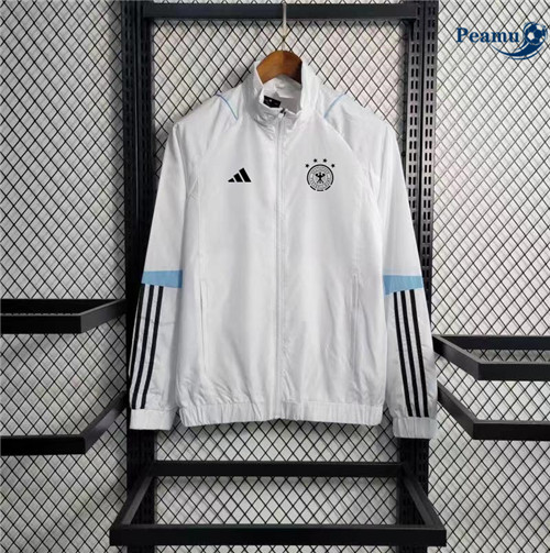 Peamu - Maillot foot Coupe Vent Allemagne Blanc 2023/24 Soldes