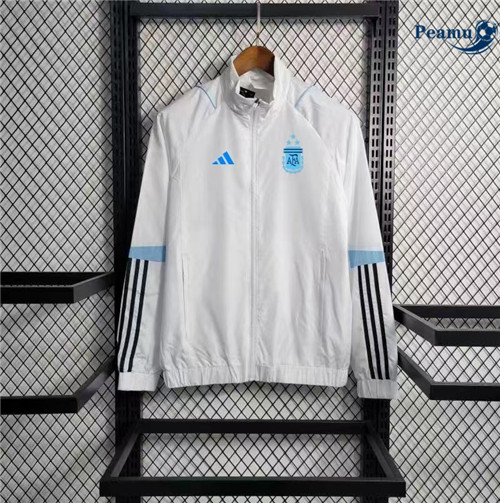 Peamu - Maillot foot Coupe Vent Argentine Blanc 2023/24 prix