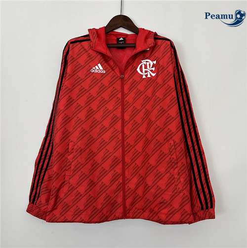 Peamu - Maillot foot Coupe Vent Flamengo Rouge 2023/24 Original