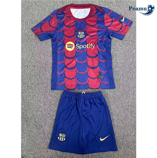 Maillot foot Barcelone Enfant pre-match Training 2024-2025