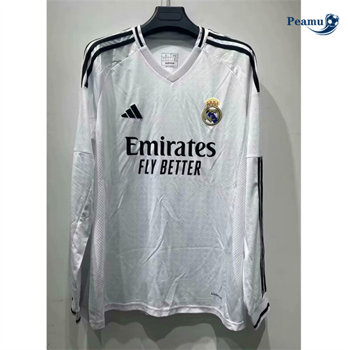 Maillot foot Real Madrid Domicile Manche Longue 2024-2025