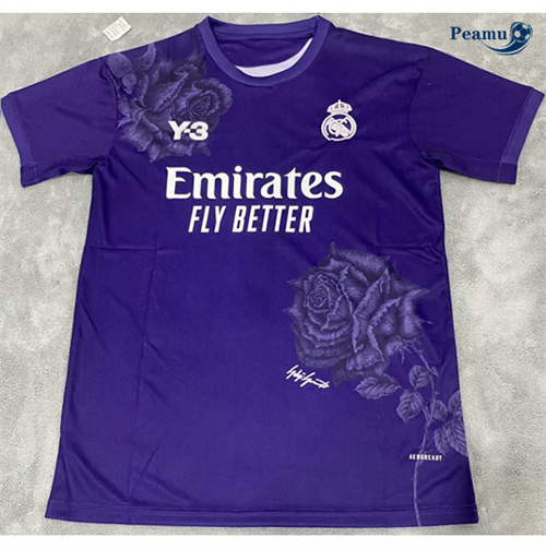 Maillot foot Real Madrid Y3 Violet 2024-2025