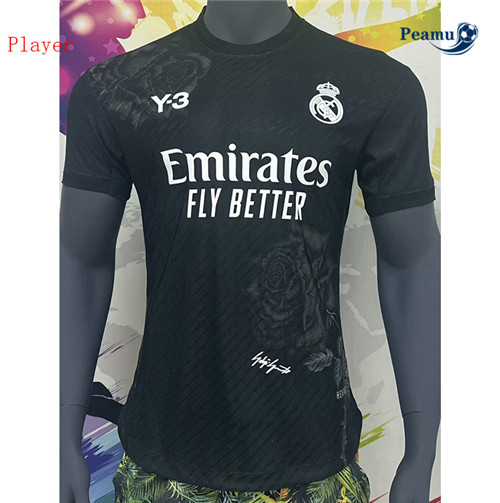 Maillot foot Real Madrid Y3 Player Noir 2024-2025