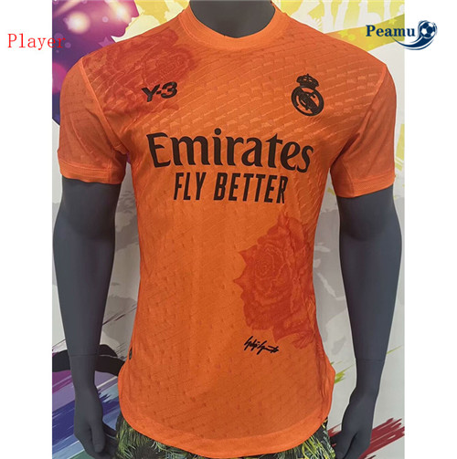 Maillot foot Real Madrid Y3 Player Orange 2024-2025