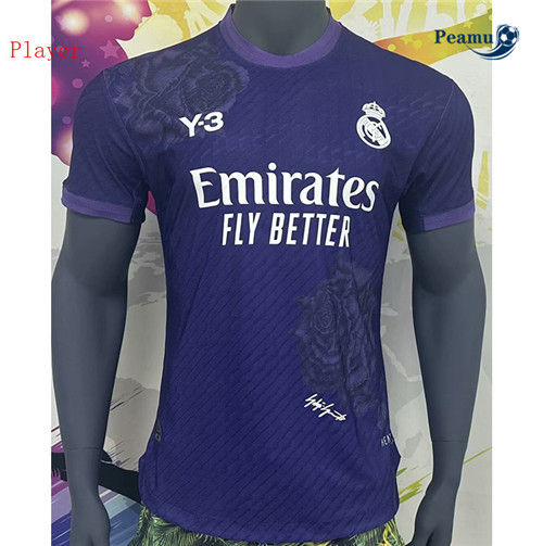 Maillot foot Real Madrid Y3 Player Violet 2024-2025