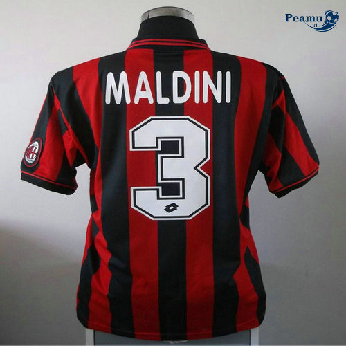 Classico Maglie AC Milan Domicile (3 Paolo Maldini) 1996-97