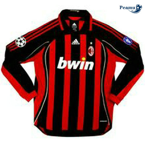 Classico Maglie AC Milan Manche Longue Domicile 2006-07