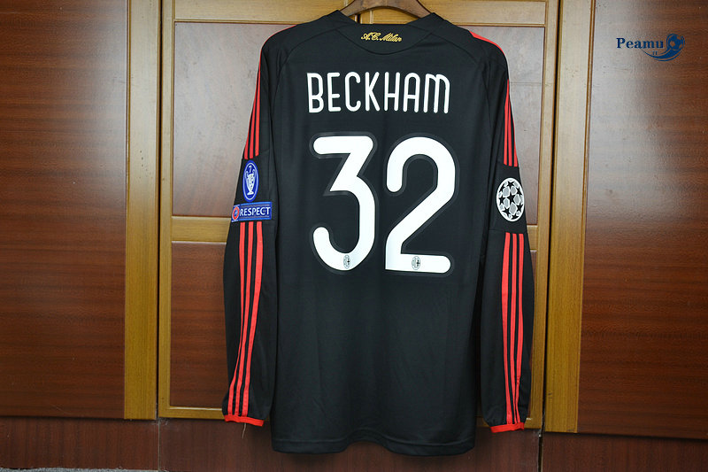 Classico Maglie AC Milan Manche Longue Third (32 Beckham) 2009-10