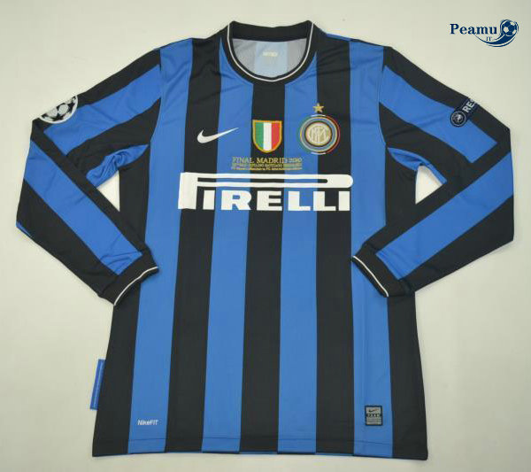 Classico Maglie Inter Milan Manche Longue Domicile 2010