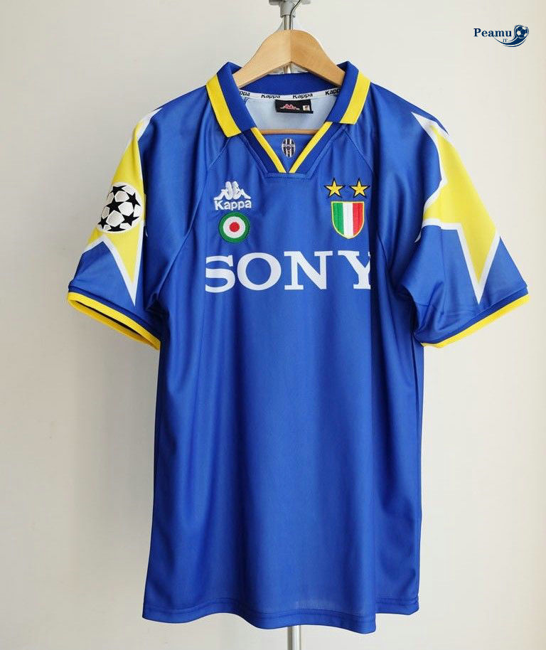 Classico Maglie Juventus Exterieur Bleu clair 1995-96 Champions League