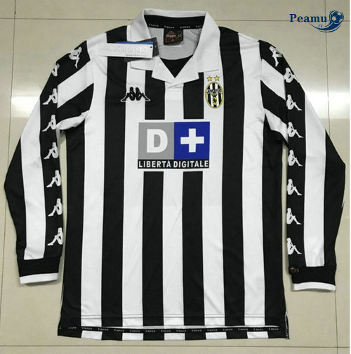Classico Maglie Juventus Domicile Manche Longue 1999-2000