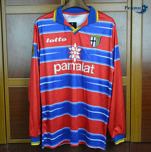 Classico Maglie Parme Calcio Coppa UE Portiere Manche Longue 1998-99