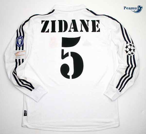 Classico Maglie Real Madrid Manche Longue 5 Zidane 2002-03