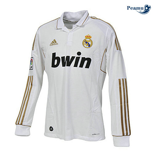 Classico Maglie Real Madrid Manche Longue Domicile 2011-12