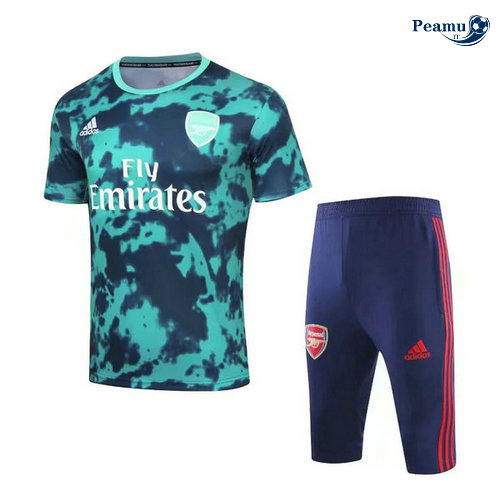 Kit Maillot Entrainement Arsenal + Pantalon Bleu clair 2019-2020