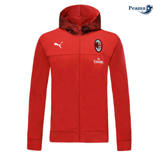 Sweat à capuche Calcio AC Milan Rouge 2019-2020
