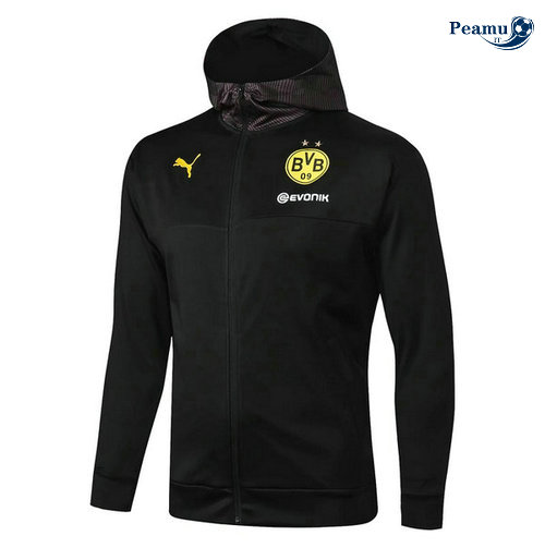 Sweat à capuche Calcio Borussia Dortmund Noir 2019-2020