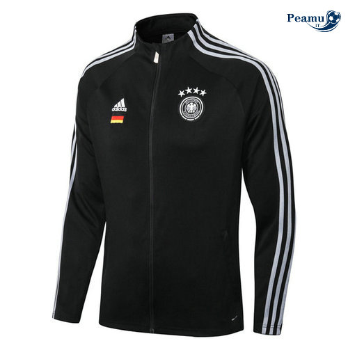 Veste foot Allemagne with sponsor Noir 2019-2020