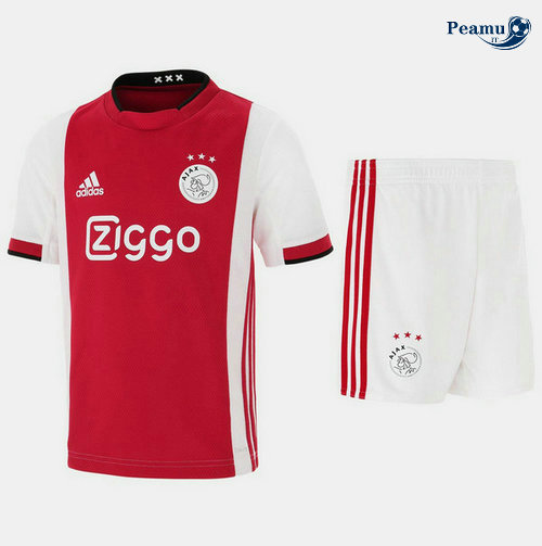 Maillot foot Ajax Enfant Domicile Rouge Bianco 2019-2020