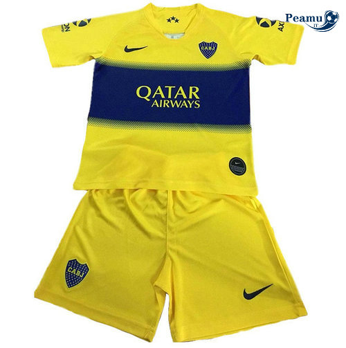 Maillot foot Boca Juniors Enfant Jaune/Bleu clair 2019-2020