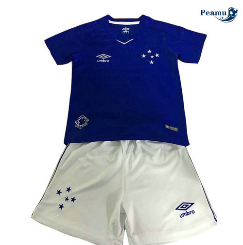 Maillot foot Cruzeiro Enfant Domicile Bleu clair 2019-2020