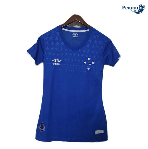 Maillot foot Camisa Cruzeiro Femme Domicile Bleu clair 2019-2020