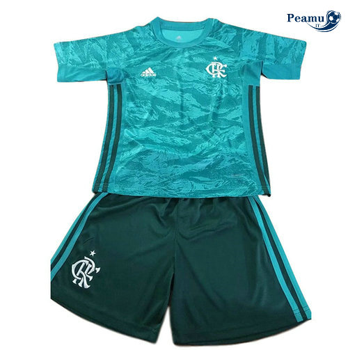 Maillot foot Flamengo Enfant Verde 2019-2020