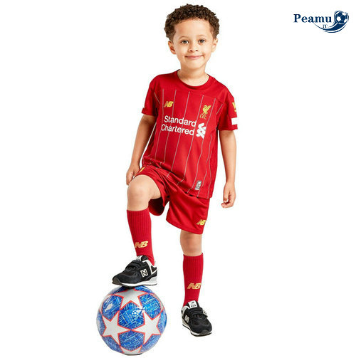 Maillot foot Liverpool Enfant Domicile Rouge 2019-2020