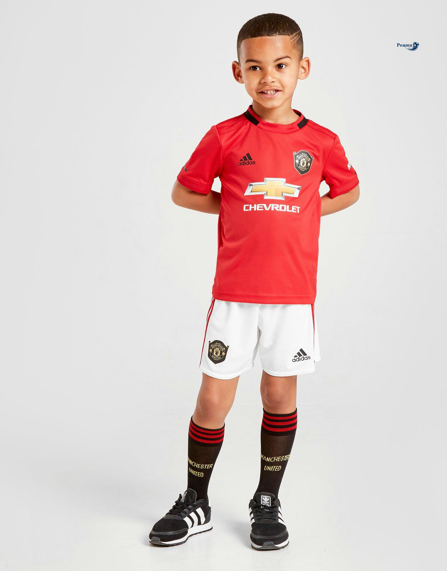 Maillot foot Manchester united Enfant Domicile 2019-2020