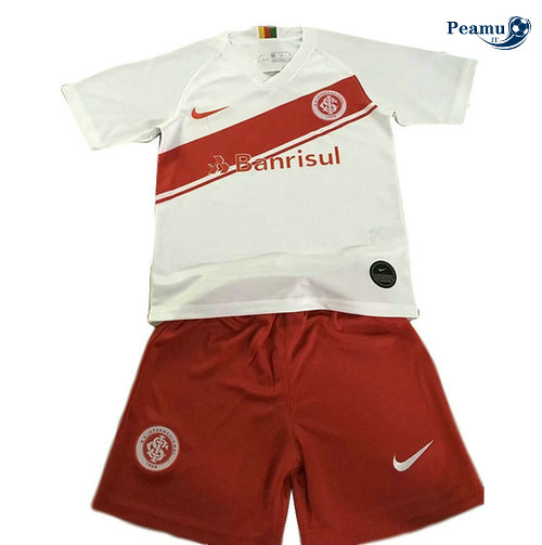 Maillot foot Brésilian Internacional Enfant Exterieur Bianco Rouge 2019-2020