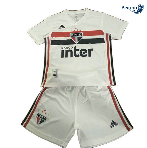 Maillot foot Sao Paulo Enfant Domicile Bianco 2019-2020