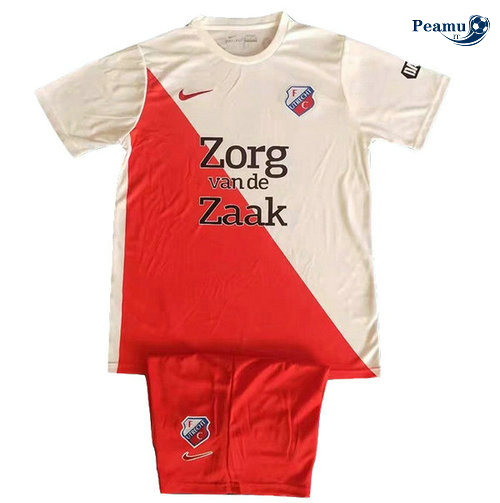 Maillot foot Utrecht Enfant Bianco Rouge 2019-2020