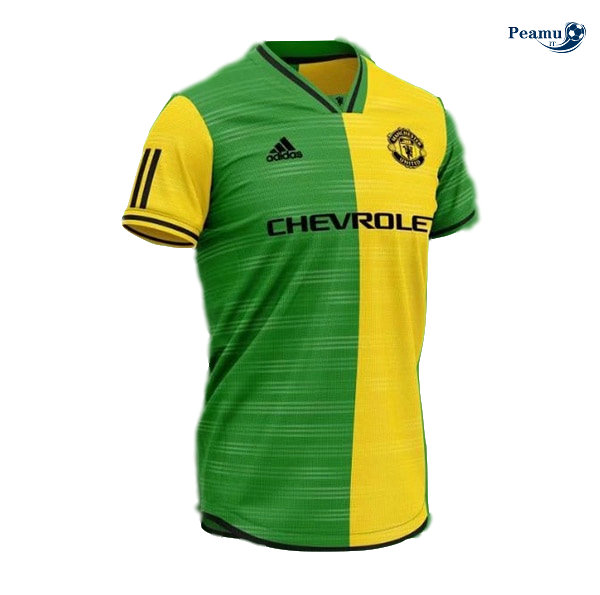 Maillot foot Manchester United Concept edition Jaune/Verde 2019-2020
