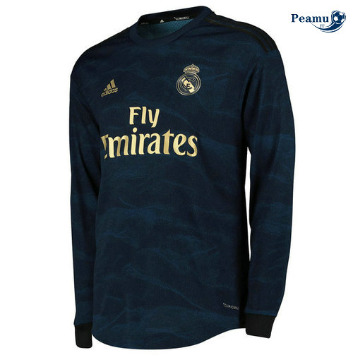 Maillot foot Real Madrid Exterieur Manche Longue 2019-2020