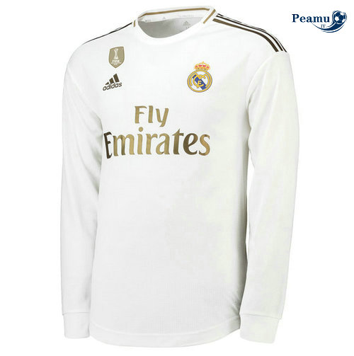 Maillot foot Real Madrid Domicile Manche Longue 2019-2020