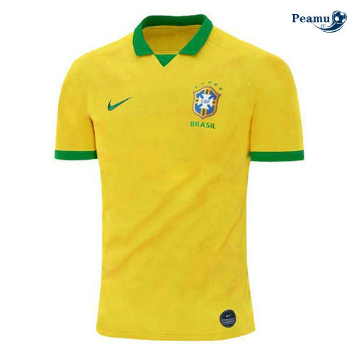 Maillot foot Brésil Domicile Jaune 2019-2020