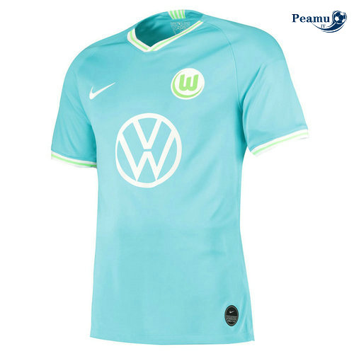Maillot foot VfL Wolfsburg Exterieur Bleu clair 2019-2020