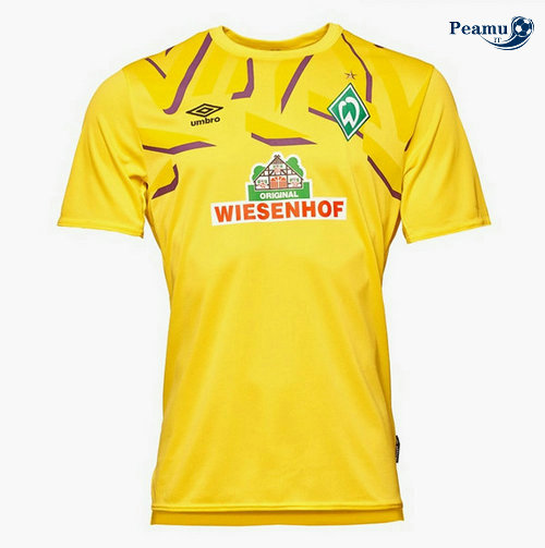 Maillot foot Werder Brême Portiere Jaune 2019-2020